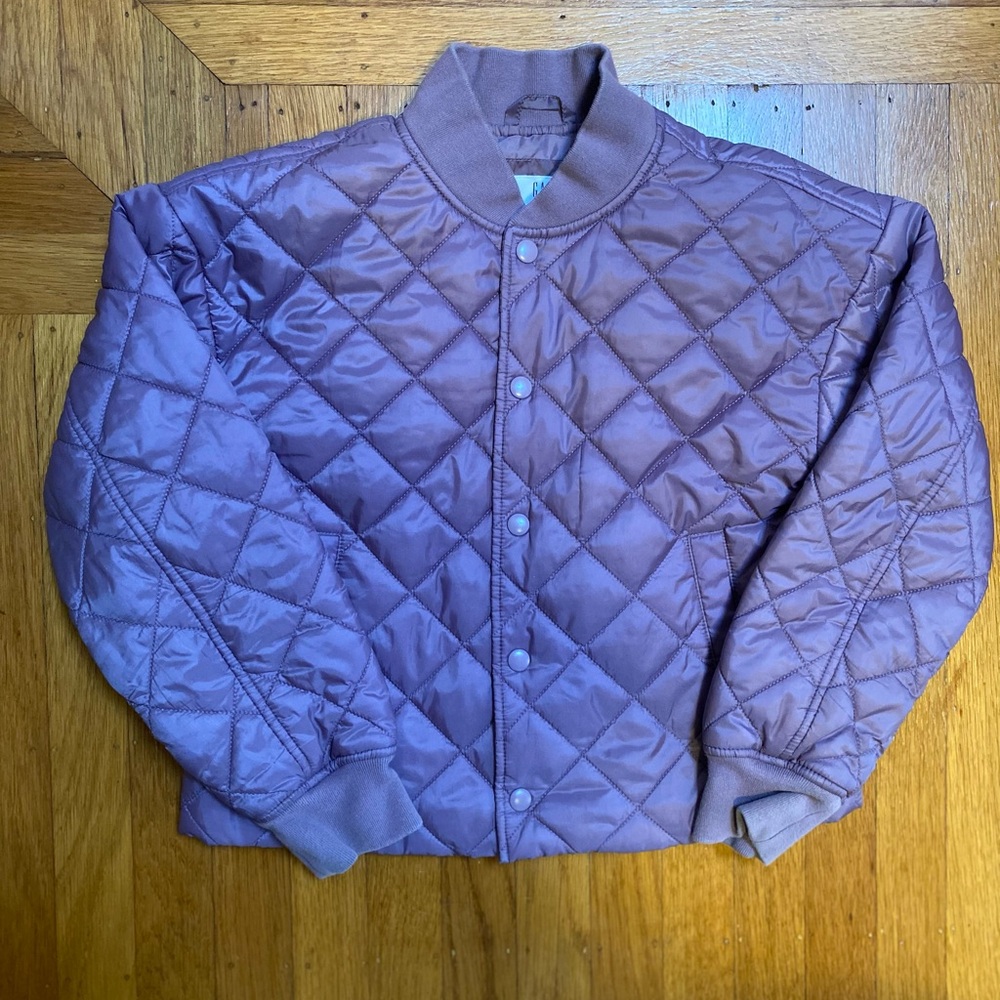 GAP Kids Purple Quilted Jacket